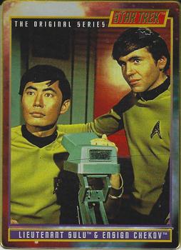 1996 Star Trek The Original Series 30th Anniversary #6 Lieutenant Sulu & Ensign Chekov Front