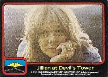 1978 Scanlens Close Encounters of the Third Kind #11 Jillian at Devil's Tower Front