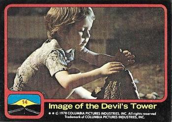 1978 Scanlens Close Encounters of the Third Kind #14 Image of the Devil's Tower Front