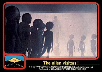 1978 Scanlens Close Encounters of the Third Kind #55 The alien visitors! Front