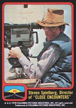 1978 Scanlens Close Encounters of the Third Kind #60 Steven Spielberg, Director of Close Encounters Front