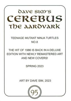 2023 Dave Sim's Cerebus The Aardvark Teenage Mutant Ninja Turtles No. 8 (90-99) #95 Cerebus Back