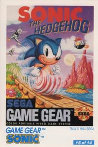 1994 Amurol Sega Game Gear Sonic the Hedgehog Tips #5 Sonic the Hedgehog Front