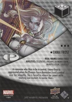 2017 Upper Deck Marvel Premier - Achievements #A-4 Emma Frost Back