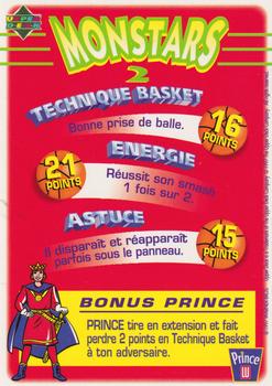 1997 Upper Deck Space Jam Prince de Lu French #23 Bupkus (Monstars 2) Back