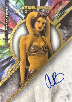 2022 Topps Star Wars Masterwork - Autographs Canvas #MWA-ABA Andrea Bartlow Front