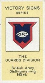 1928 Morris's Victory Signs #11 The Guards Division Front