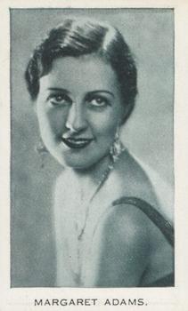 1934 Teofani Modern Movie Stars & Cinema Celebrities #NNO Margaret Adams Front