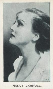 1934 Teofani Modern Movie Stars & Cinema Celebrities #NNO Nancy Carroll Front