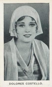 1934 Teofani Modern Movie Stars & Cinema Celebrities #NNO Dolores Costello Front