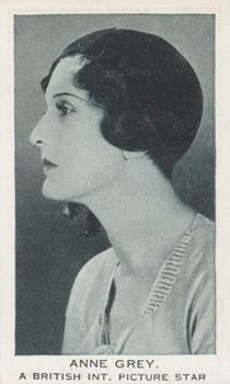 1934 Teofani Modern Movie Stars & Cinema Celebrities #NNO Anne Grey Front
