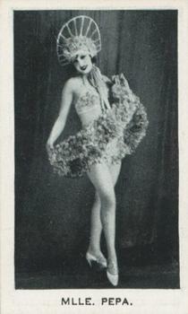 1934 Teofani Modern Movie Stars & Cinema Celebrities #NNO Mlle. Pepa Front