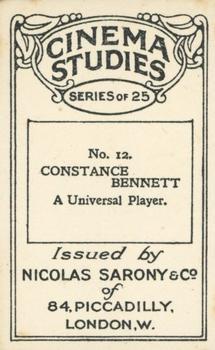 1929 Nicolas Sarony Cinema Studies #12 Constance Bennett Back