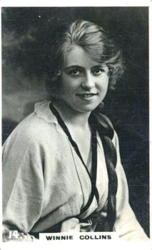 1932 Player's Beauties #14 Winnie Collins Front