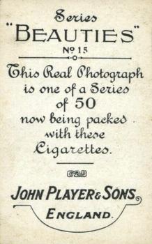1932 Player's Beauties #15 Joan Clarkson Back
