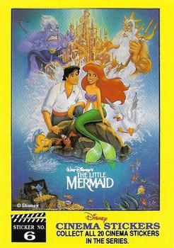 1992 Dynamic Marketing The Magic of Disney Stickers - Cinema Stickers #6 The Little Mermaid Front