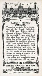 1937 Hill's Crystal Palace #4 Albert, Prince Consort Back