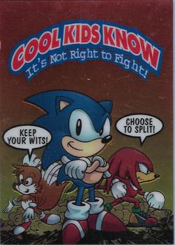 1997 Sega Sonic the Hedgehog Cool Kids Know #NNO Sonic the Hedgehog Front