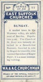 1912 Churchman's East Suffolk Churches #11 Bungay Back