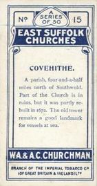 1912 Churchman's East Suffolk Churches #15 Covehithe Back
