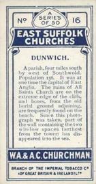 1912 Churchman's East Suffolk Churches #16 Dunwich Back