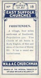 1912 Churchman's East Suffolk Churches #18 Frostenden Back