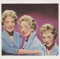 1959 Kane Products Disc Stars - Smaller Format #17 Beverley Sisters Front