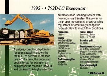 1996 John Deere Limited Edition #2 792D-LC Excavator Back