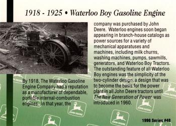 1996 John Deere Limited Edition #48 Waterloo Boy Gasoline Engine Back