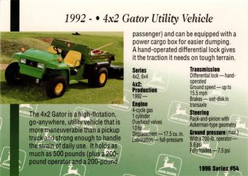 1996 John Deere Limited Edition #54 4x2 Gator® Utility Vehicle Back