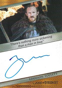 2023 Rittenhouse Game of Thrones Art & Images - Autographs #NNO Ben Crompton as Eddison Tollett - Quotable Front