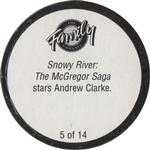1995 The Family Channel POGs #5 Snowy River: The McGregor Saga Back
