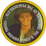 1995 The Family Channel POGs #12 Young Indiana Jones and The Trasure of the Peacock's Eye Front