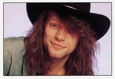 1990 Panini Smash Hits Stickers #15 Jon Bon Jovi Front
