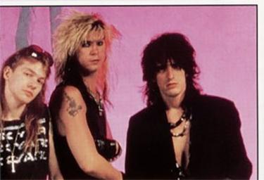 1990 Panini Smash Hits Stickers #51 Guns N' Roses Front