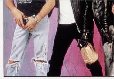 1990 Panini Smash Hits Stickers #52 Guns N' Roses Front