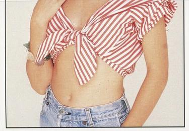 1990 Panini Smash Hits Stickers #74 Kylie Minogue Front