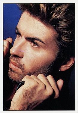 1990 Panini Smash Hits Stickers #79 George Michael Front