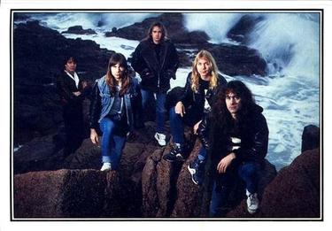 1985 Panini Smash Hits (German Edition) #41 Iron Maiden Front