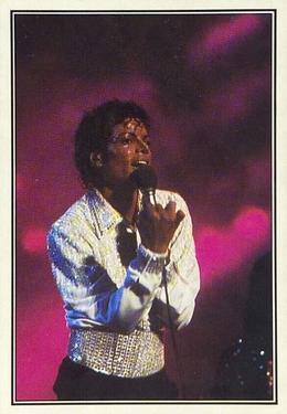 1985 Panini Smash Hits (German Edition) #124 Michael Jackson Front
