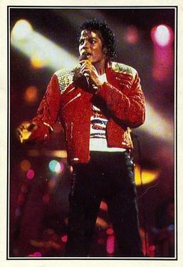 1985 Panini Smash Hits (German Edition) #125 Michael Jackson Front