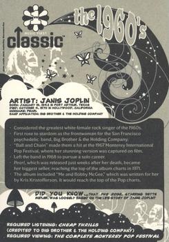 2003 VH1 Classic Rock #NNO Janis Joplin Back