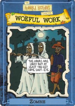 2005 Horrible Histories Magazine Wild 'n' Wicked Card Collection Series 2 #6 Zombie Front