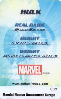 2020 Andamiro Avengers Arcade #9 Hulk Back