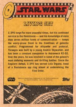 2024 Topps Living Star Wars #485 C-3PO Back