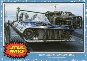 2024 Topps Living Star Wars #492 Han Solo’s Landspeeder Front