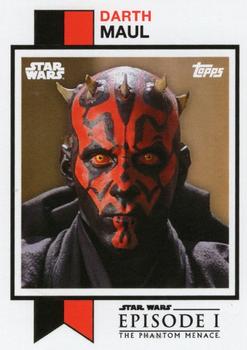 2024 Topps Throwback Thursday Star Wars #14 Darth Maul Front