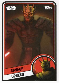 2024 Topps Throwback Thursday Star Wars #30 Savage Opress Front