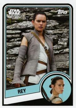 2024 Topps Throwback Thursday Star Wars #35 Rey Front