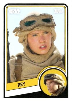 2024 Topps Throwback Thursday Star Wars #35 Rey Front